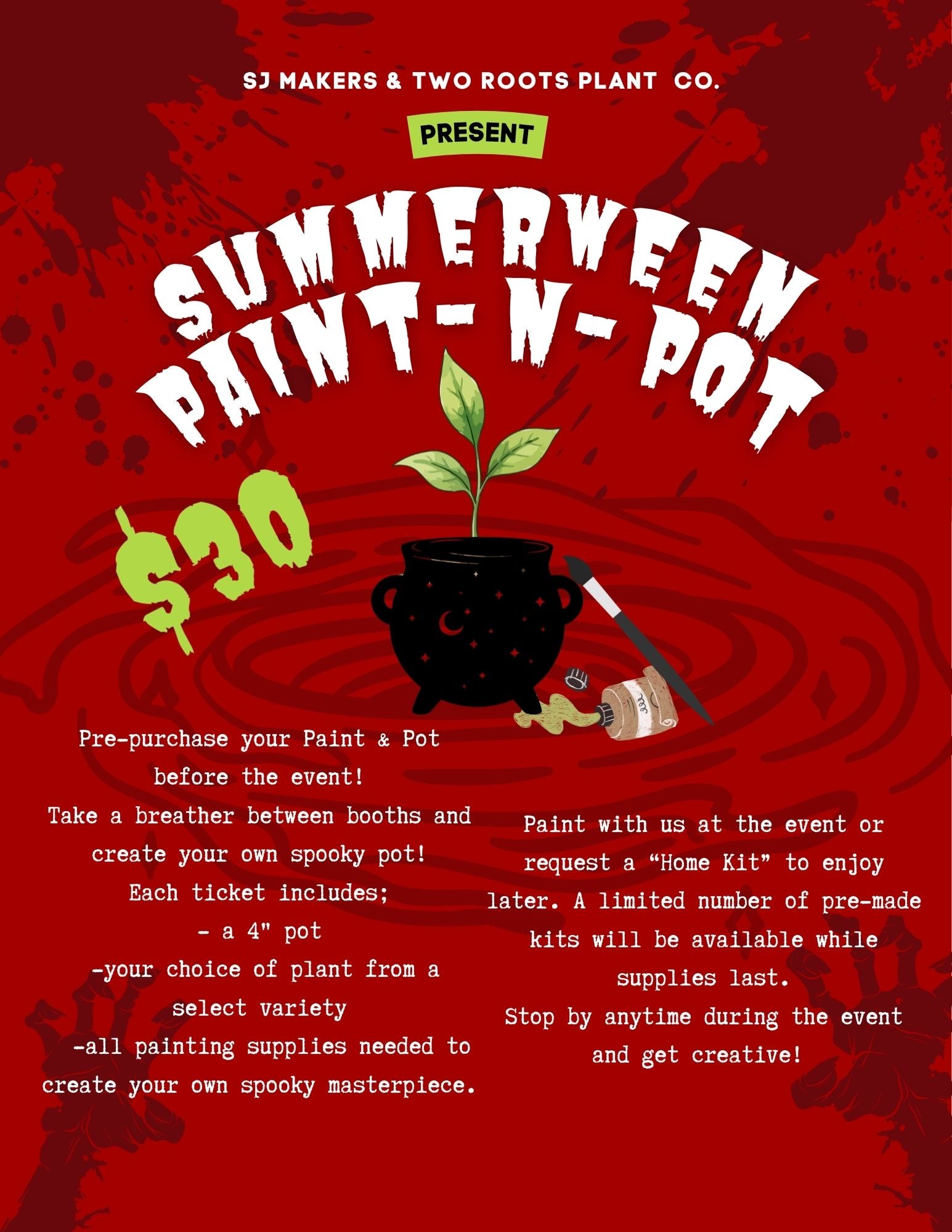 Summerween Paint-N-Pot!